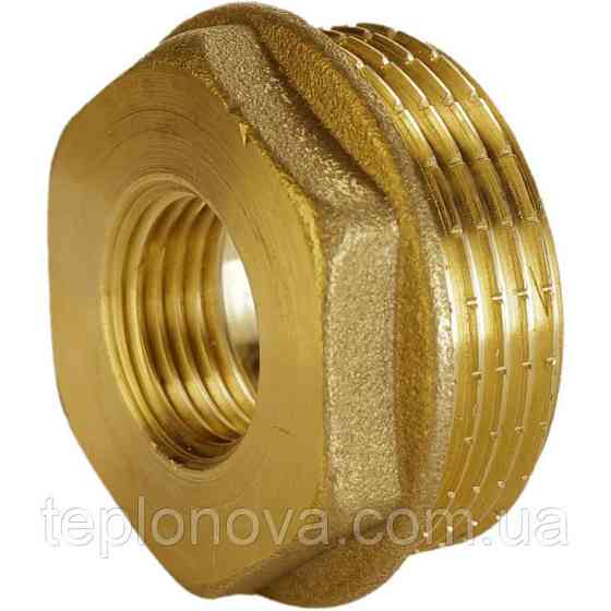 Футорка латунная 1 1/4″НР х 1/2″ВР штампованная А0710А VA Черновцы