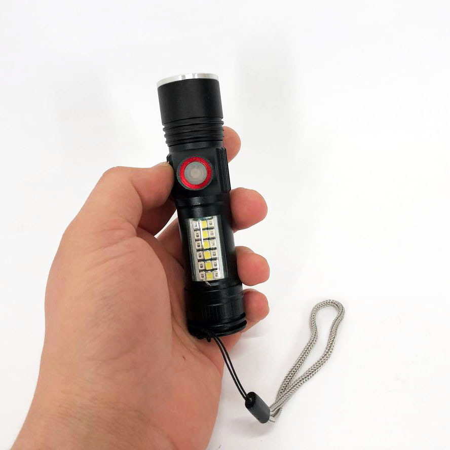 Мощный тактический фонарь светодиодный SY-1903C-P50+SMD+RGB, Долговечный светодиодный фонарь FI-78 Ивано-Франковск - изображение 7