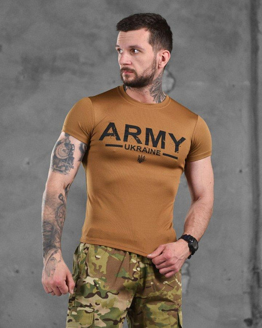 Футболка Военная Тактическая Потоотводящая Койот Odin Army Одесса - изображение 6