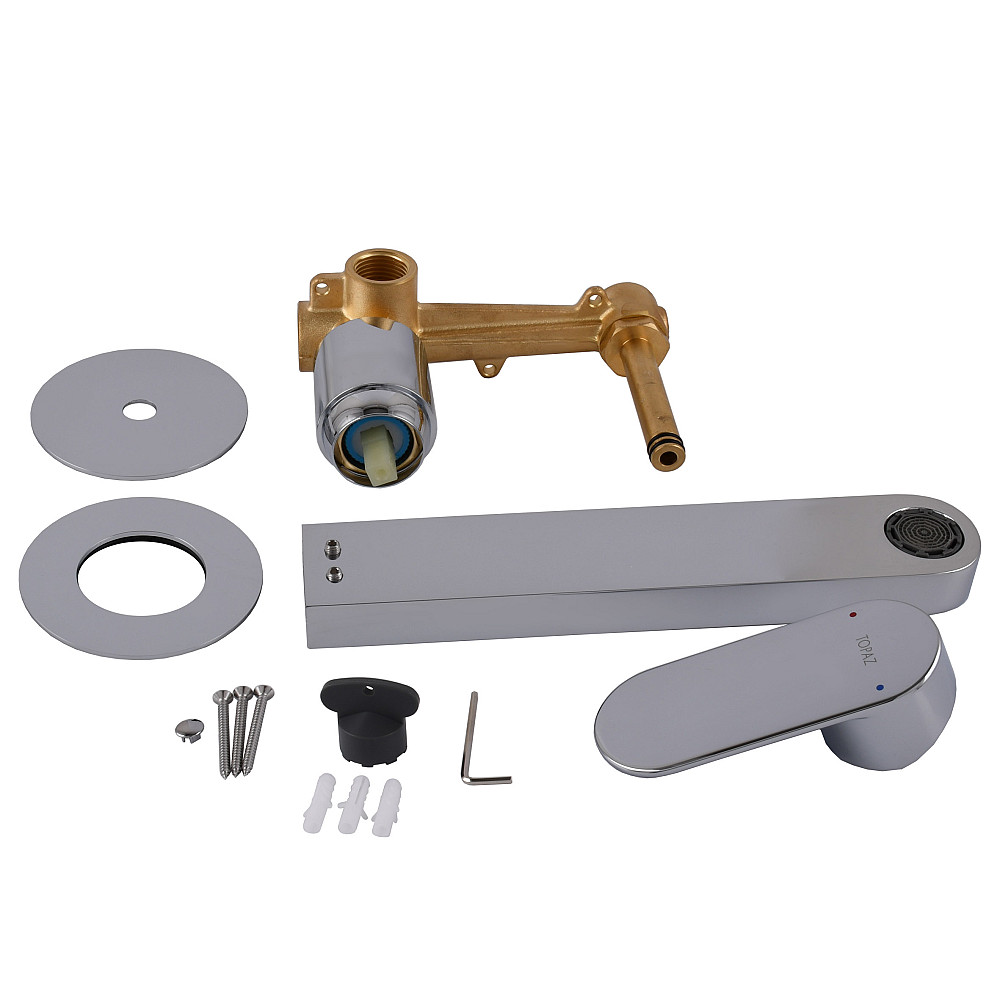 Змішувач для умивальника TOPAZ BARTS TB-07235-H36 вбудований у стіну, cartridge D35 Тернополь - изображение 5