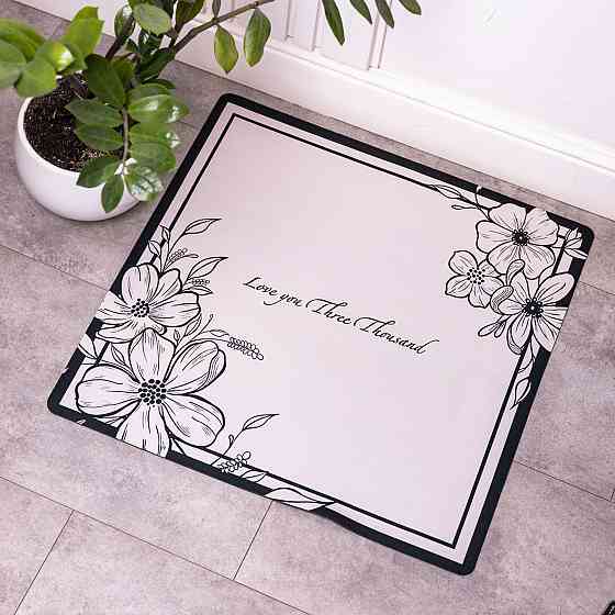 Jiamat Килимок діатомітовий Love you Three Thousand 58*58 см універсальний HP-42-3 Коломия