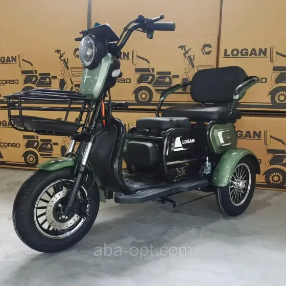 Електротрицикл з кузовом ID LOGAN S 1500W-72V-20Ah LiFePO4 шини 10«/10» купити дешево в Україні Одеса