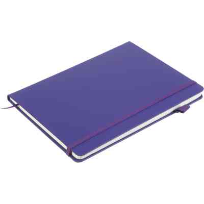 Книга записна Buromax Etalon 190x250 мм 96 аркушів в клітинку обкладинка зі штучної шкіри Фіолетова (BM.292160-07) Вінниця
