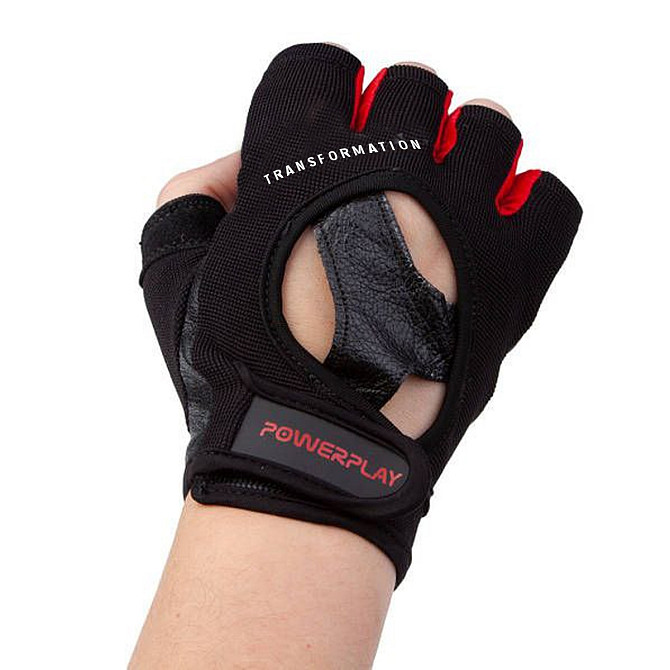 Рукавички для фітнесу PowerPlay 2222 Чорні XL Кам'янське - фото 2