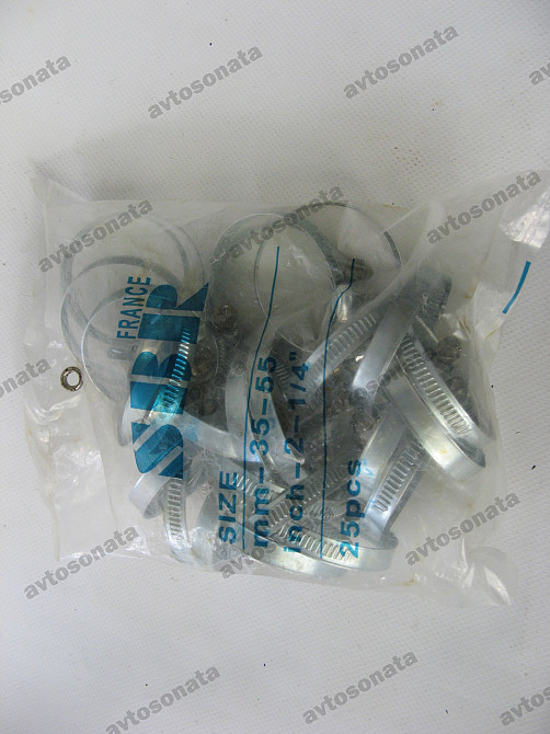 Хомут металл SBR 35-55 нержавеющий(25шт) (упаков.) Винница - изображение 2