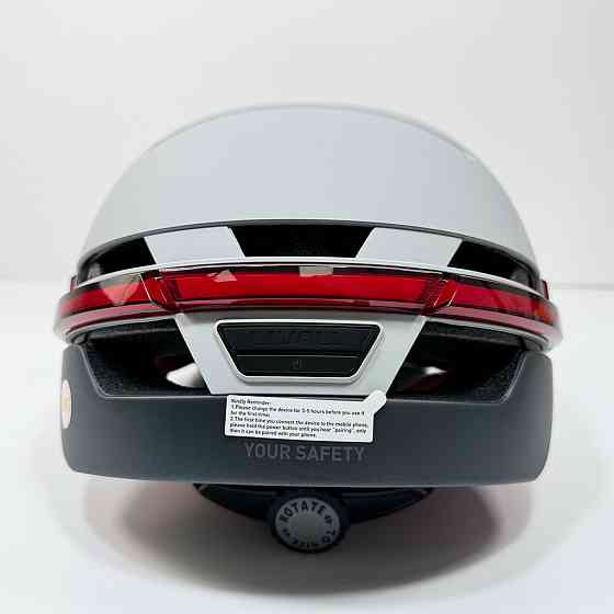 Захисний шолом Livall BH51M NSO (L) Sandstone Grey (57-61см), акустика JBL, мікрофон, сигнали поворотів та стопів, додаток, пульт Київ