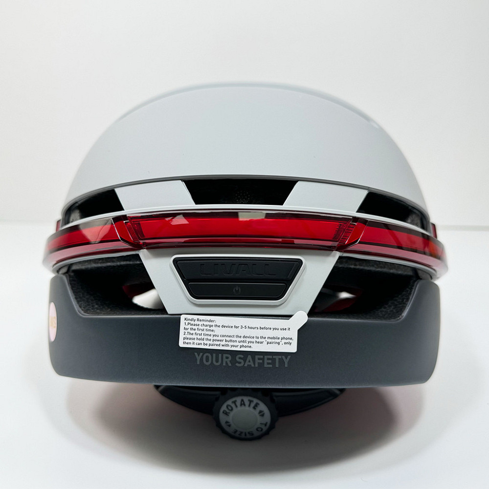 Захисний шолом Livall BH51M NSO (L) Sandstone Grey (57-61см), акустика JBL, мікрофон, сигнали поворотів та стопів, додаток, пульт Київ - фото 5