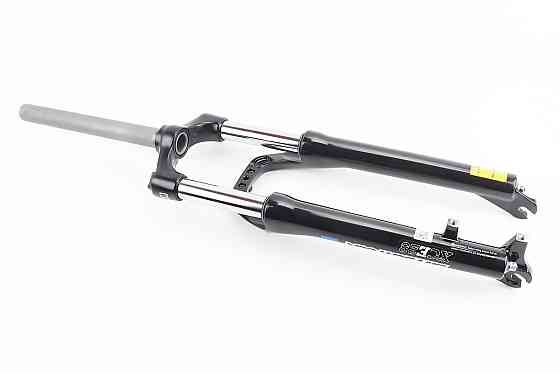 Вилка 26" амортизаційна, без різьби 1-1/8" (28,6мм), шток 260мм, з ходом 100мм, Disk-brake, Preload, алюмінієва, чорна XCE 28 Київ