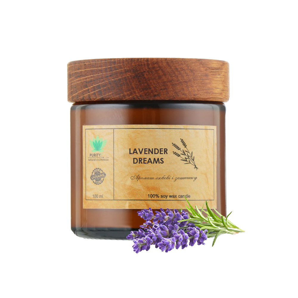 Аромасвічка Lavender dreams M PURITY 100 г Київ - фото 1