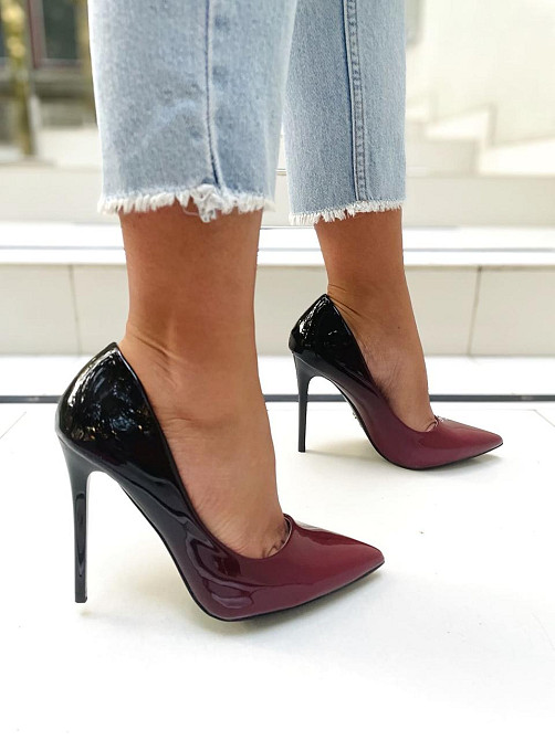 Vices Туфлі жіночі VICES червоні еко-лак каблук 11см (1058-19) (2391) Коломия - фото 3