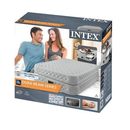 Двуспальная надувная кровать Intex с электронасосом 203 х 152 х 51 см Киев - изображение 6