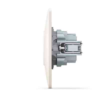 Розетка Videx BINERA 1ая із заземленням кремова (VF-BNSK1G-CR) Вінниця