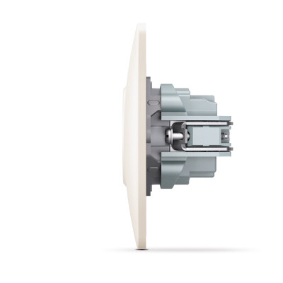 Розетка Videx BINERA 1ая із заземленням кремова (VF-BNSK1G-CR) Вінниця - фото 3