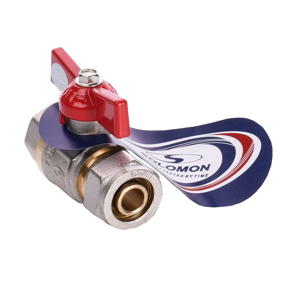 Кран кульовий SOLOMON 16х1/2″ 1184 внутр. різьба Луцк - изображение 3