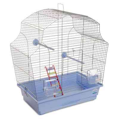 Клітка для птахів Природа "Мері" 44x54x27 см хром/світло-блакитна (4823082414710) Вінниця