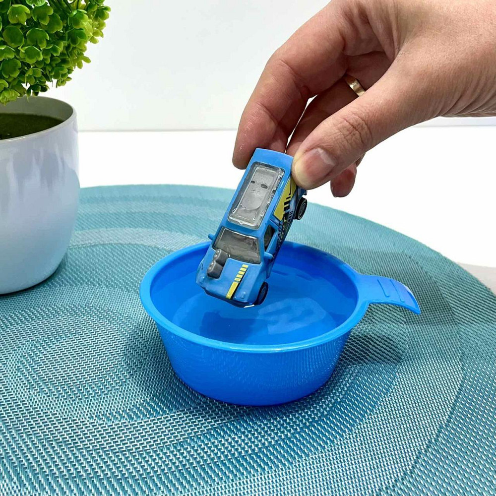 Автомийка 2 металопластикові машинки рухливі елементи, що змінюють колір пульверизатор піпетка для води Синя (SK 771) Чернігів - фото 7