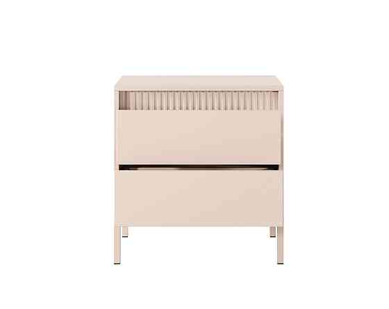 Тумба прикроватная Perfect Home Сенсо / Senso 2S/53 с 2 ящиками Беж (PFH-092035) Днепр