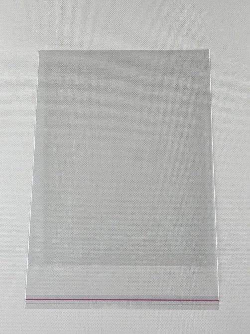 Пакеты БОПП с клейкой лентой полипропиленовые 18*22.5+4\25мк +скотч (1000 шт) Харьков - изображение 1