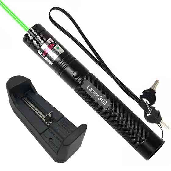 Лазерна указка 1000 мВт, до 10 000 м, Green Laser YL-303 Київ