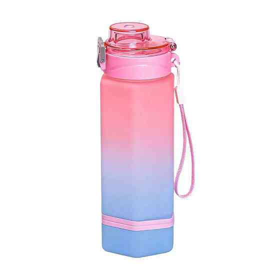 Yiwu Пляшка для води Keep Going 650 мл з наклейками рожева HP-14-47P Коломыя