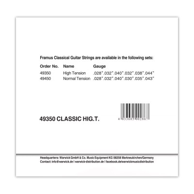 Струны для гитары Framus Classic Guitar High Tension (49350) Винница - изображение 2