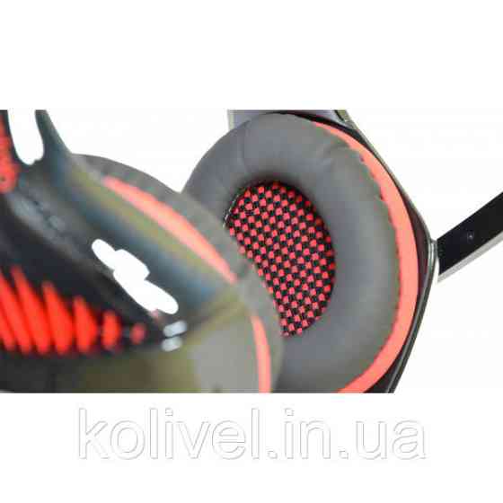 Навушники з мікрофоном Microlab G6 black+red (G6_b+r) Київ