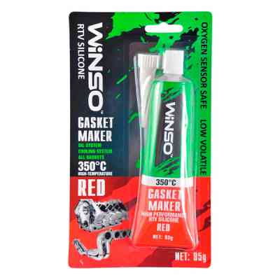 Герметик автомобильный WINSO красный 85г (310200) Винница