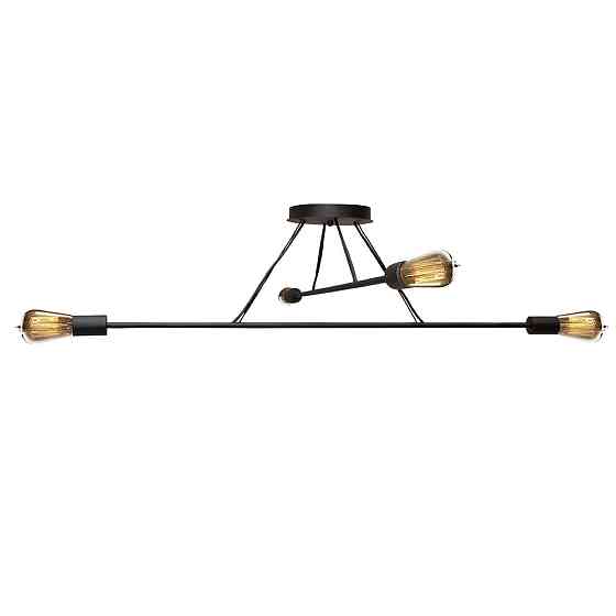 Люстра подвесная MSK Electric Asket под четыре лампы Е27 NL 10320-4 BK черная Одесса