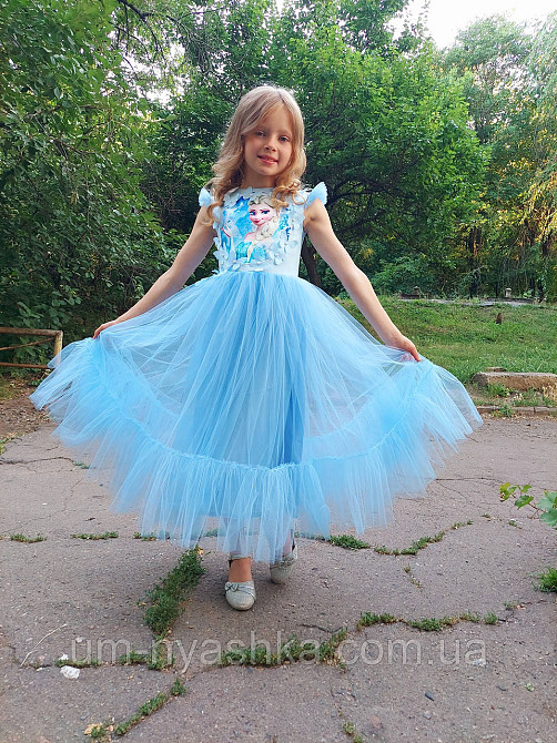 Сукня принцеси Ельзи Фрозен Холодне серце костюм Ельзи Кривий Ріг - фото 6