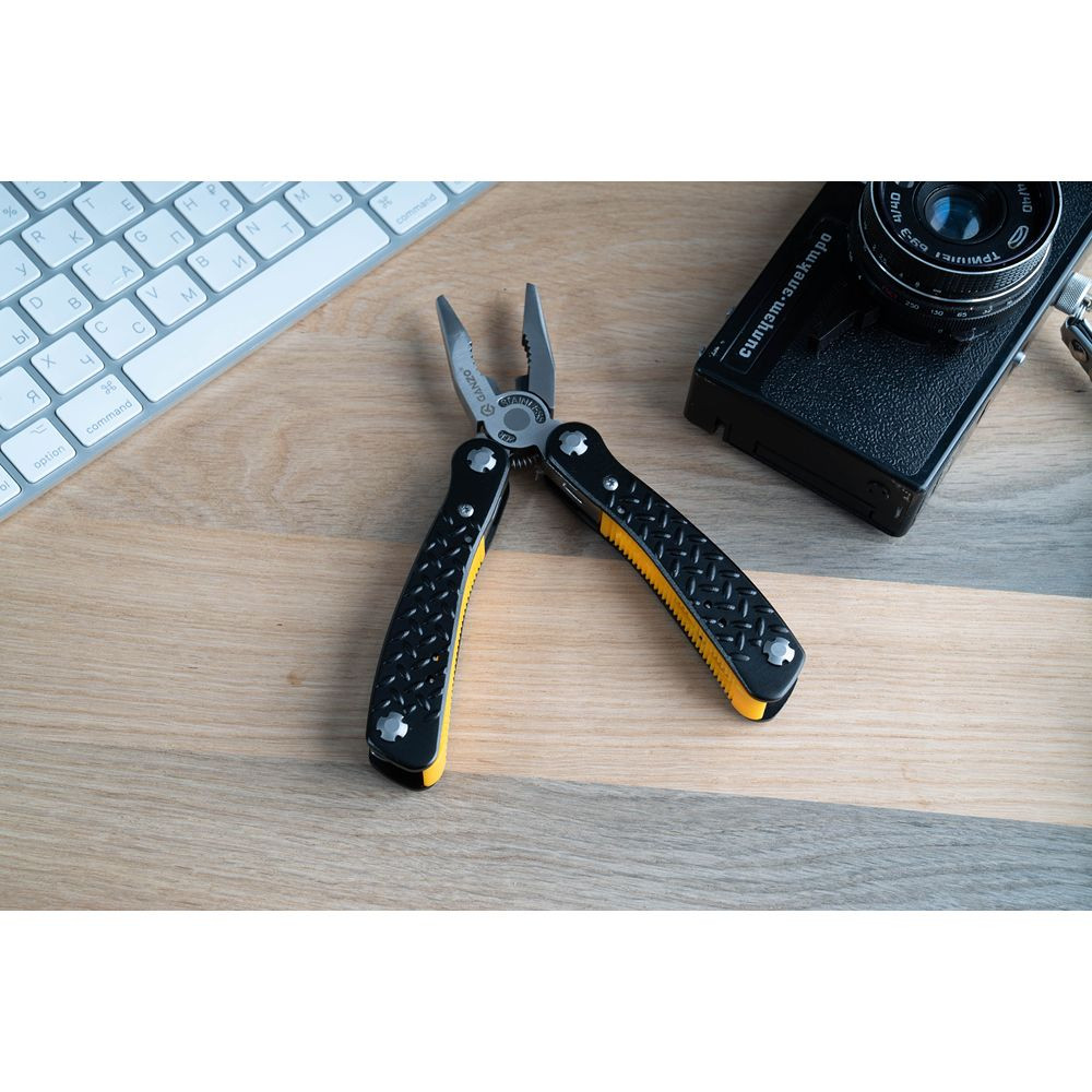 Мультитул Ganzo G106, (16.5 см) 22 функції, чорний + біти та чохол Киев - изображение 15