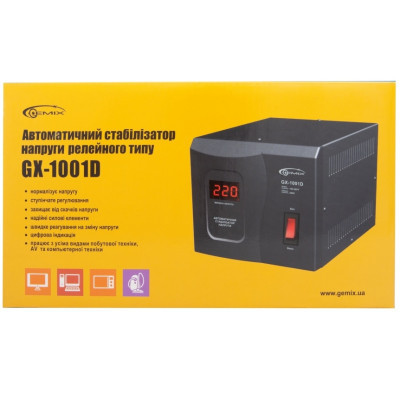 Стабилизатор Gemix GX-1001D Винница - изображение 3