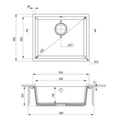 Мийка кухонна Deante Corda (ZQA N10C) Вінниця