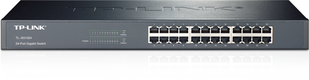Комутатор TP-LINK TL-SG1024 24xGE некерований 19" 1U Київ - фото 1