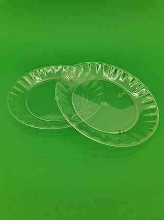 Тарілка одноразова 160 мм Склоподібна Прозора (10 шт) Харків