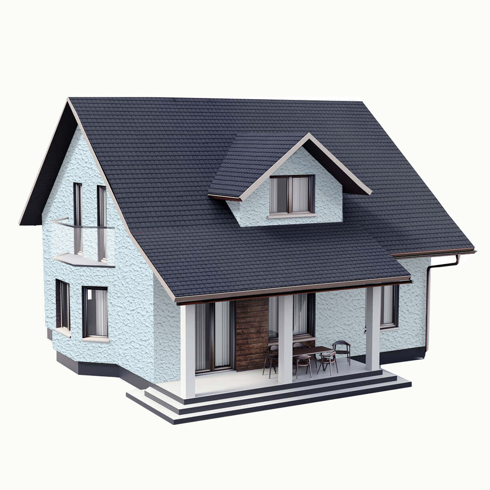 Фарба кольорова СТРУКТУРНА Skyline 0507-B20G Фреш Айс 8 кг Харьков - изображение 5