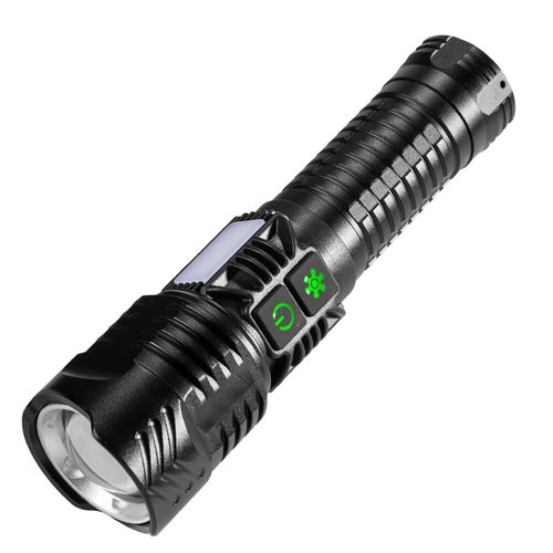 Ручний ліхтар XQ-S19-P99 (COB+RGB) zoom + PowerBank + Type-C + 26650 (5+3 режими) Вінниця - фото 1