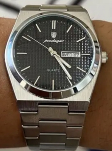 Годинник/часы POEDAGAR silver-black Original. Киев - изображение 4