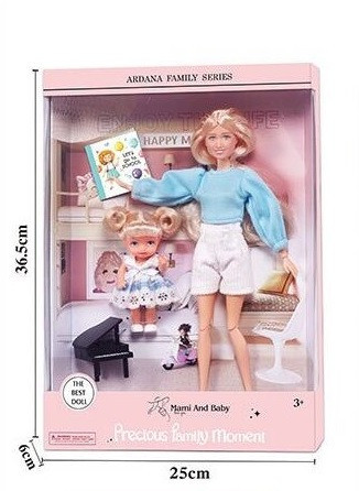 Лялька з донькою та аксесуарами 30см (A 783-2) Чернігів - фото 1