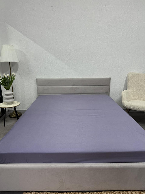 Ecotton Простирадло на резинці Ecotton 180х200 см фіолетовий Nid Purple 24588 Київ - фото 2