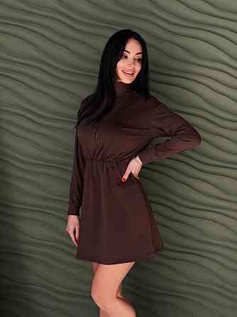 Трикотажна сукня оверсайз на кулісці "Answer" | Норма і батал Київ