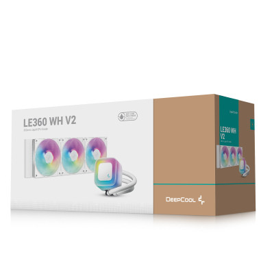 Система рідинного охолодження Deepcool LE360 WH V2 (R-LE360-WHAMMN-G-2) Вінниця - фото 6