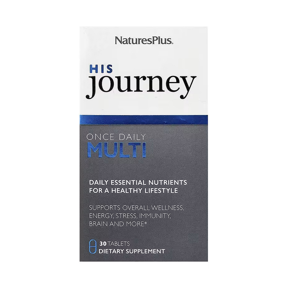 Мультивитамины для мужчин Nature's Plus His Journey Once Daily Multi 30 таблеток Луцк - изображение 1