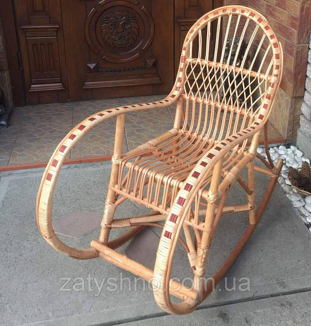 Кресло качалка из лозы подросткавая  | Кресло-качалка  подростковая | кресло качалка дачная Киев - изображение 1