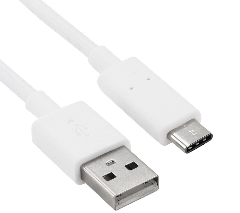 Кабель USB 2.0 AM-Type-C M, 1.0м, 36W білий Вінниця - фото 1