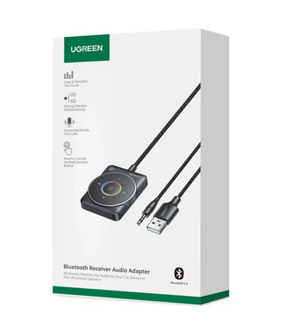 Bluetooth-ресивер UGREEN CM723 Bluetooth Receiver Audio Adapter Black Киев - изображение 2