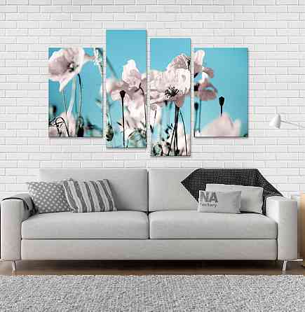 Модульна картина Квіти Маки Art-11_4 Київ