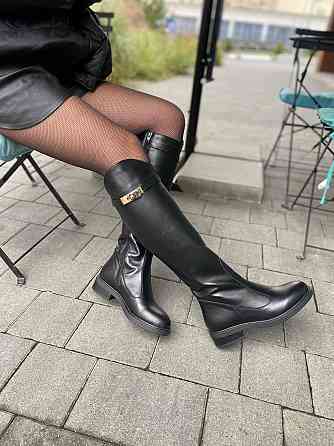 Mermaid Чоботи жіночі Mermaid 2227 чорні (осінь-весна, шкіра натуральна) (6050) 39 Коломия