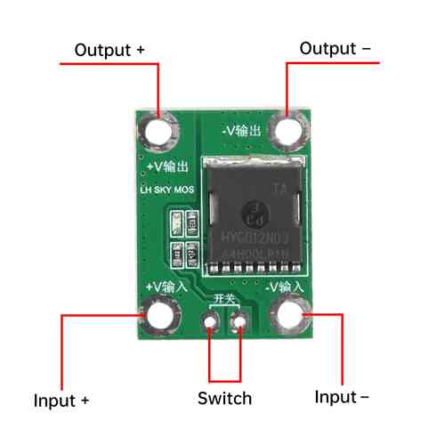 Модуль MOSFET-переключателя HYG012N03 100А 5-26В, ШИМ-управление Вінниця