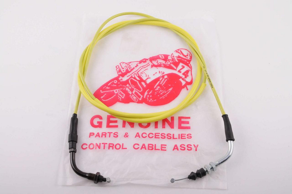 Трос газа скутер 4 Т китай 50 (гайка-гайка) (190 см, , желтый) Мукачево - изображение 1