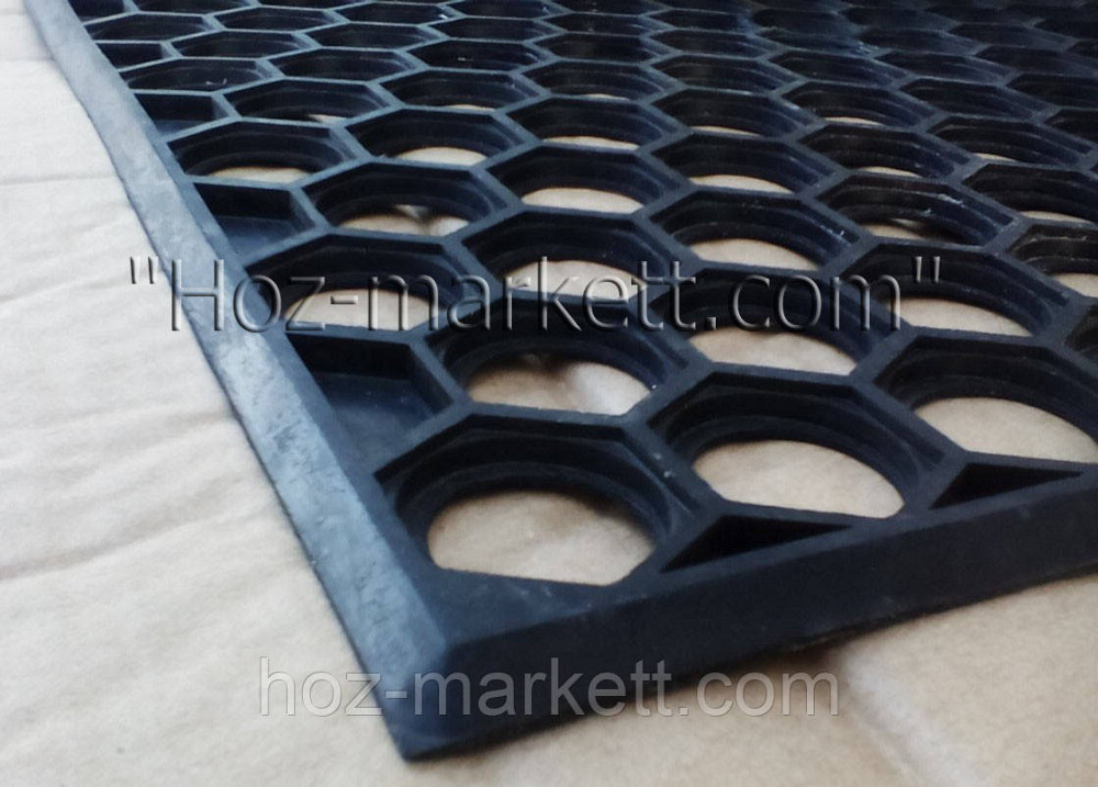 Коврик 75 см х 45 см резиновый соты грязезащитный килим Харьков - изображение 10